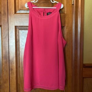 Pink halter style tank top